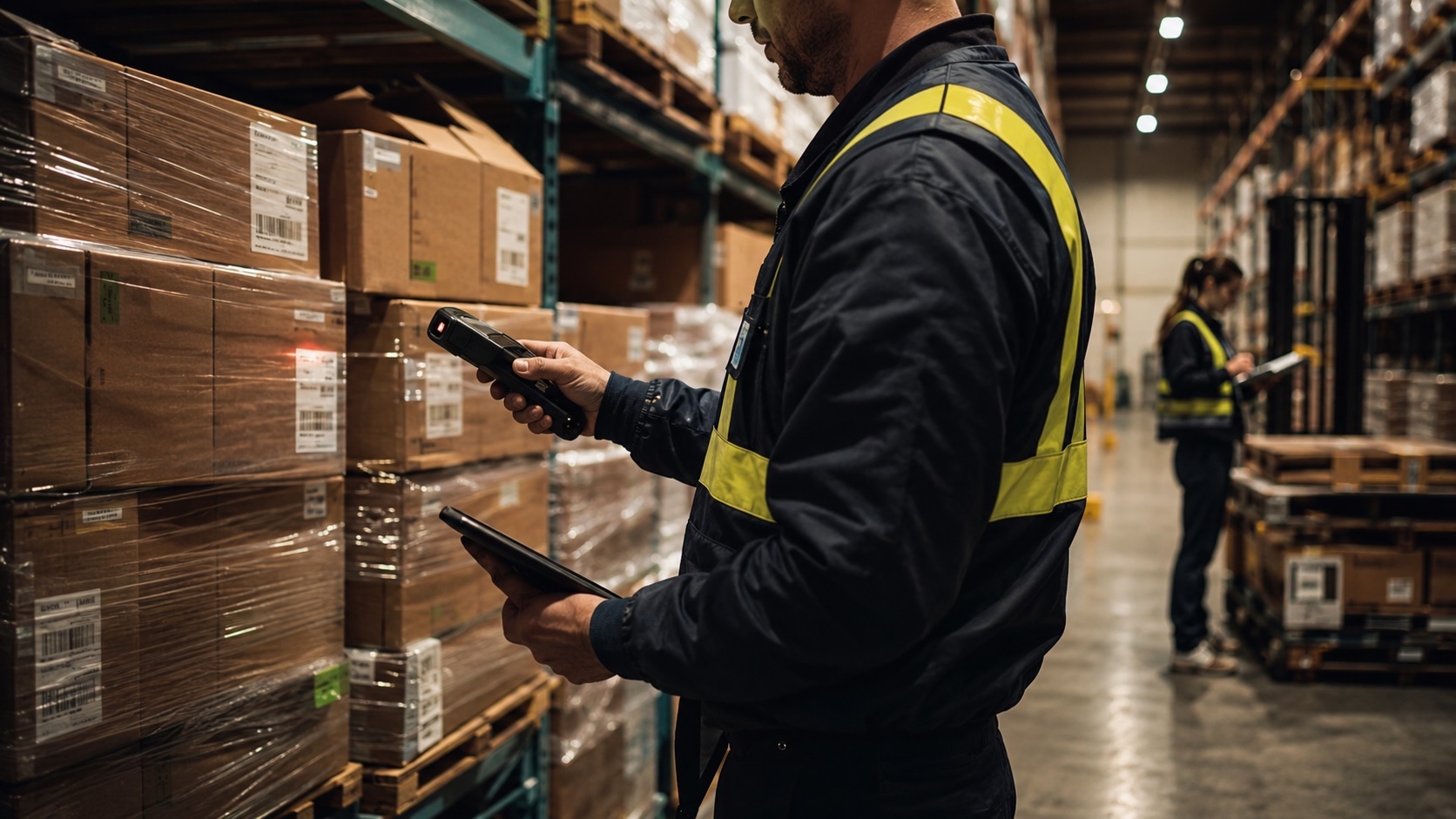 Warehouse operations team reviewing inventory and fulfilment workflows